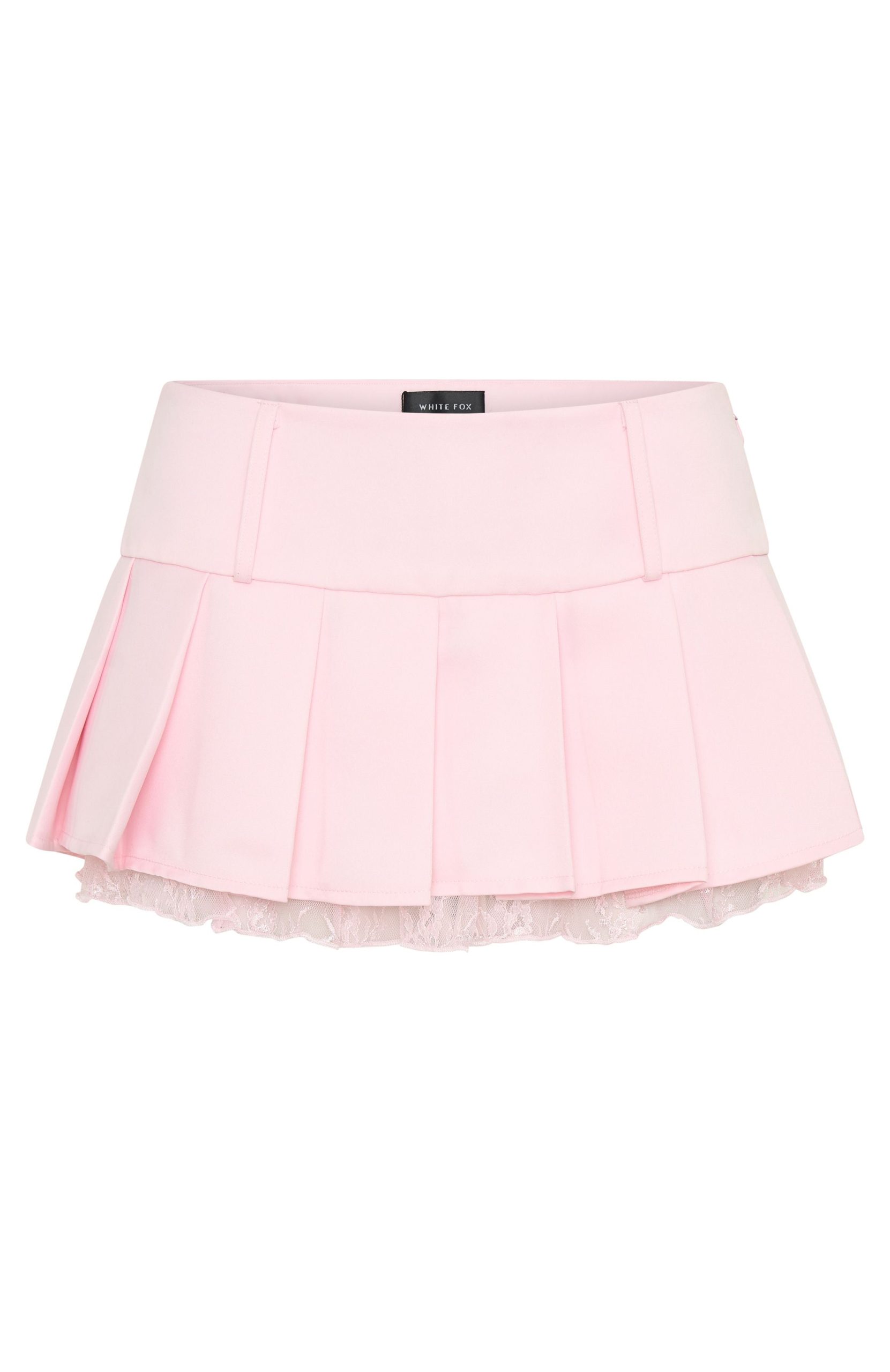 The Old Days Pleated Mini Skirt Pink - Image 6