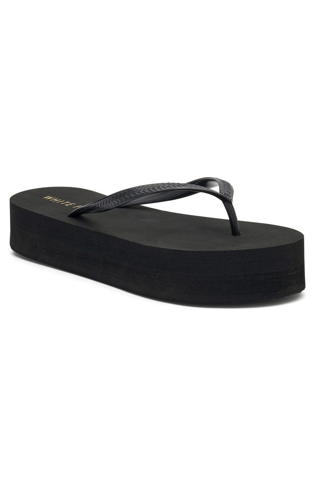 Melody Platform Thong Sandals Black - Image 2