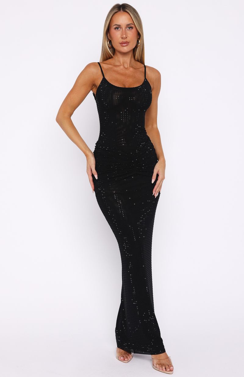 Late Night Love Maxi Dress Black - Image 3
