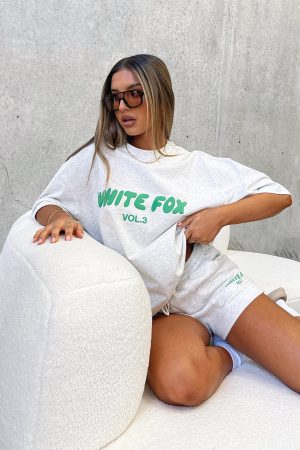 Offstage Oversized Tee Glacier Grey