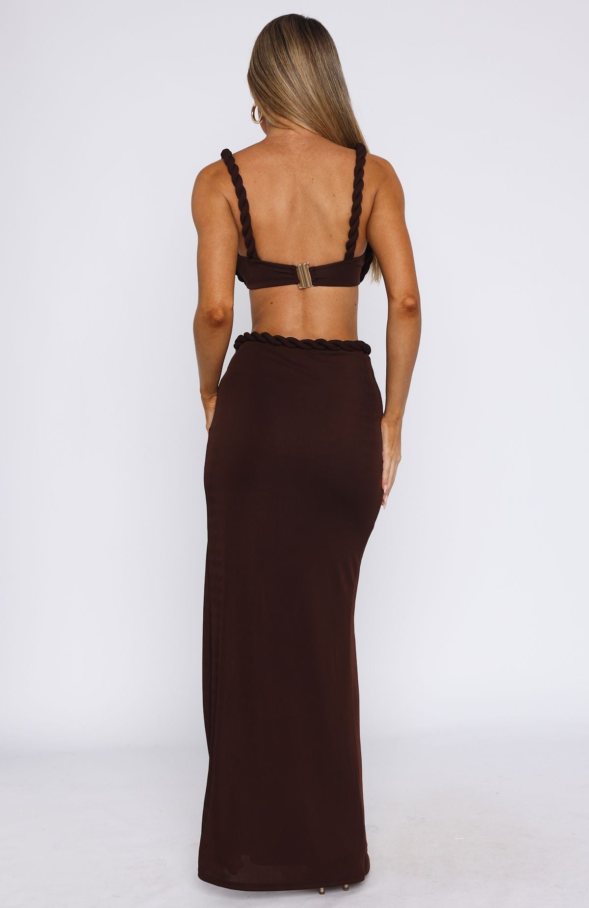 Serenade Me Maxi Skirt Chocolate - Image 4