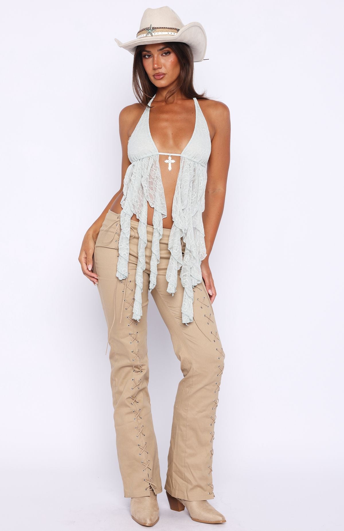 Bright Lights Halter Top Mist - Image 6