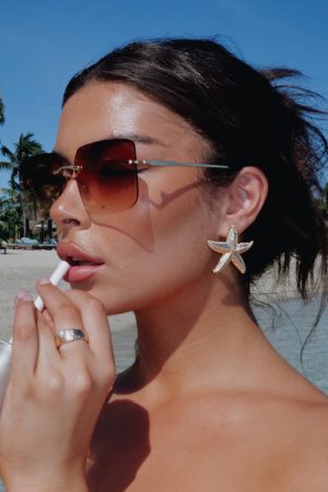 Golden Days Stud Earrings Gold