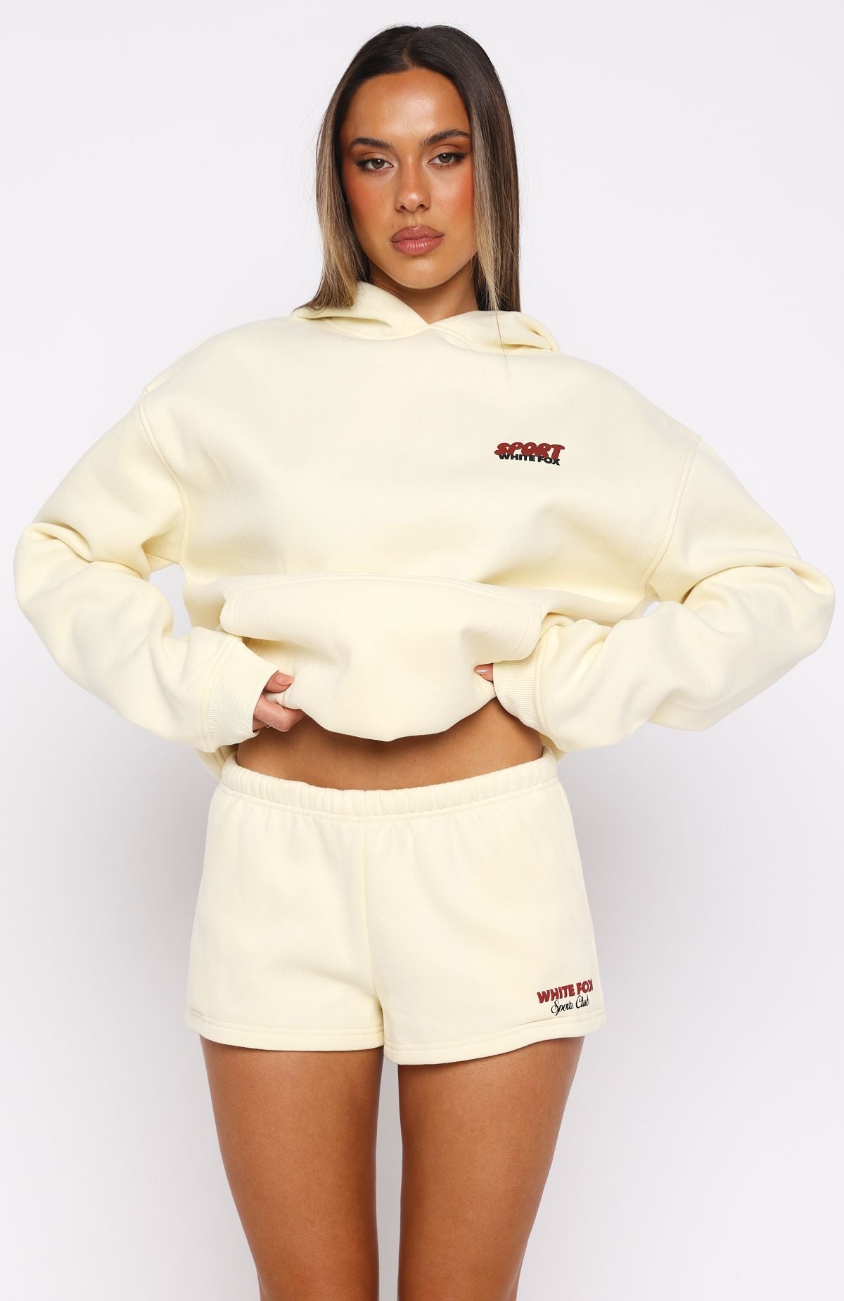 Club 14 Izzy Lounge Shorts Lemon - Image 2