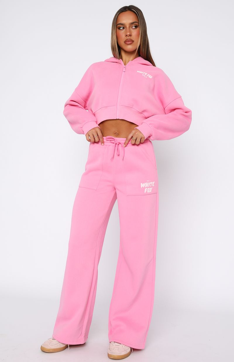 Offstage Wide Leg Sweatpants Bubblegum - Image 2