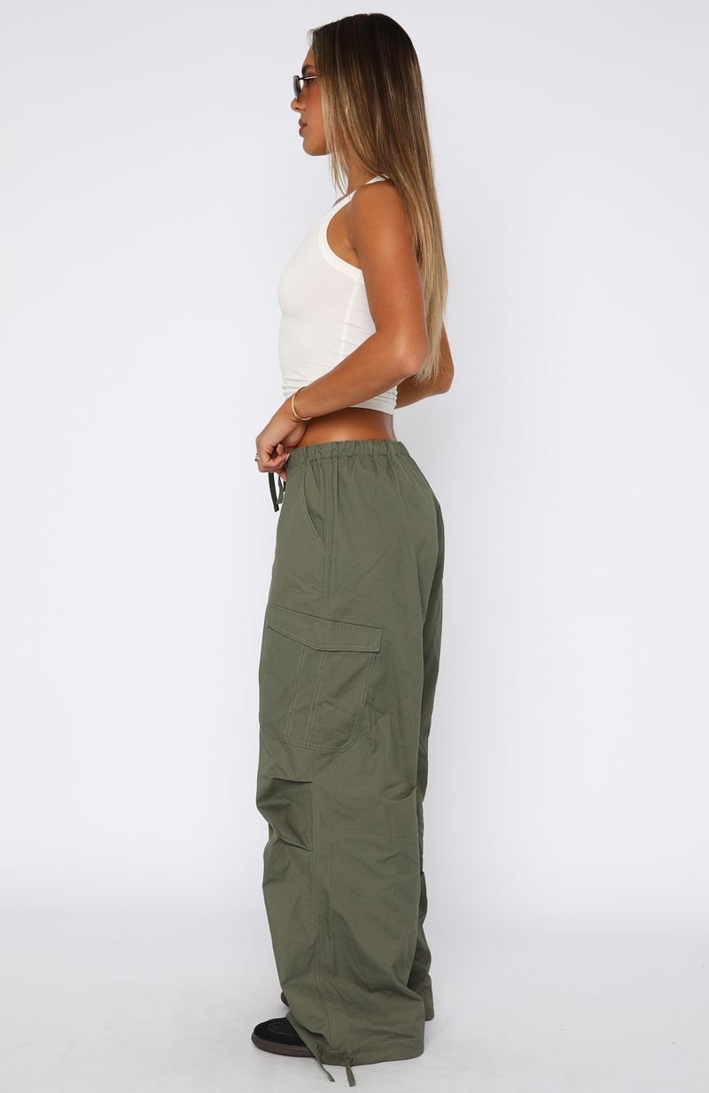 Commodity Parachute Pants Khaki - Image 3