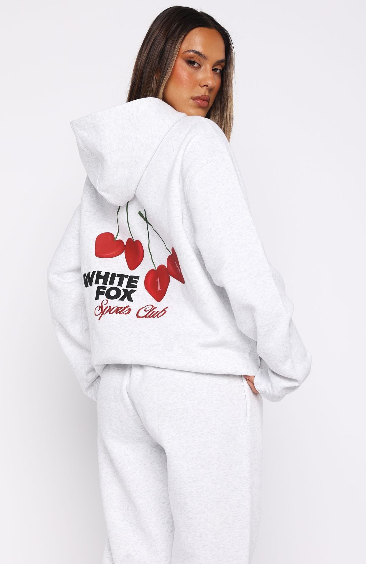 Club 14 Izzy Oversized Hoodie Grey Marle - Image 4