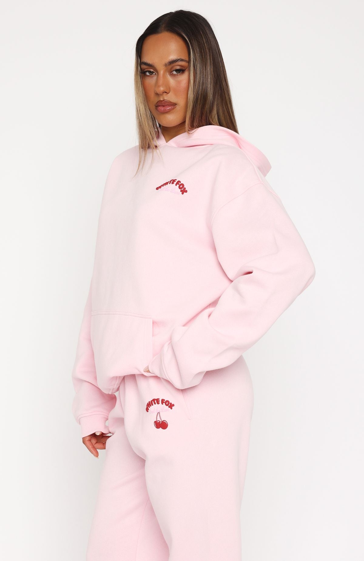 Love Me Tender Oversized Hoodie Pink - Image 3
