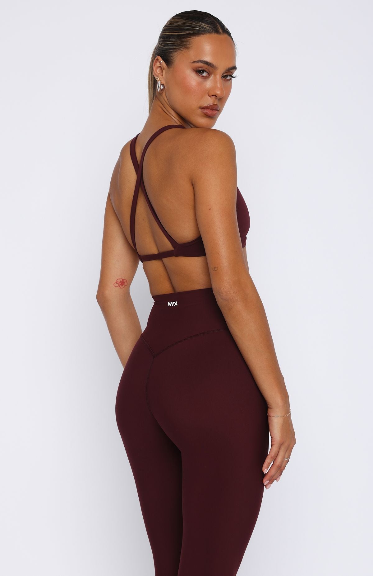 High Definition Sports Bra Merlot - Image 5