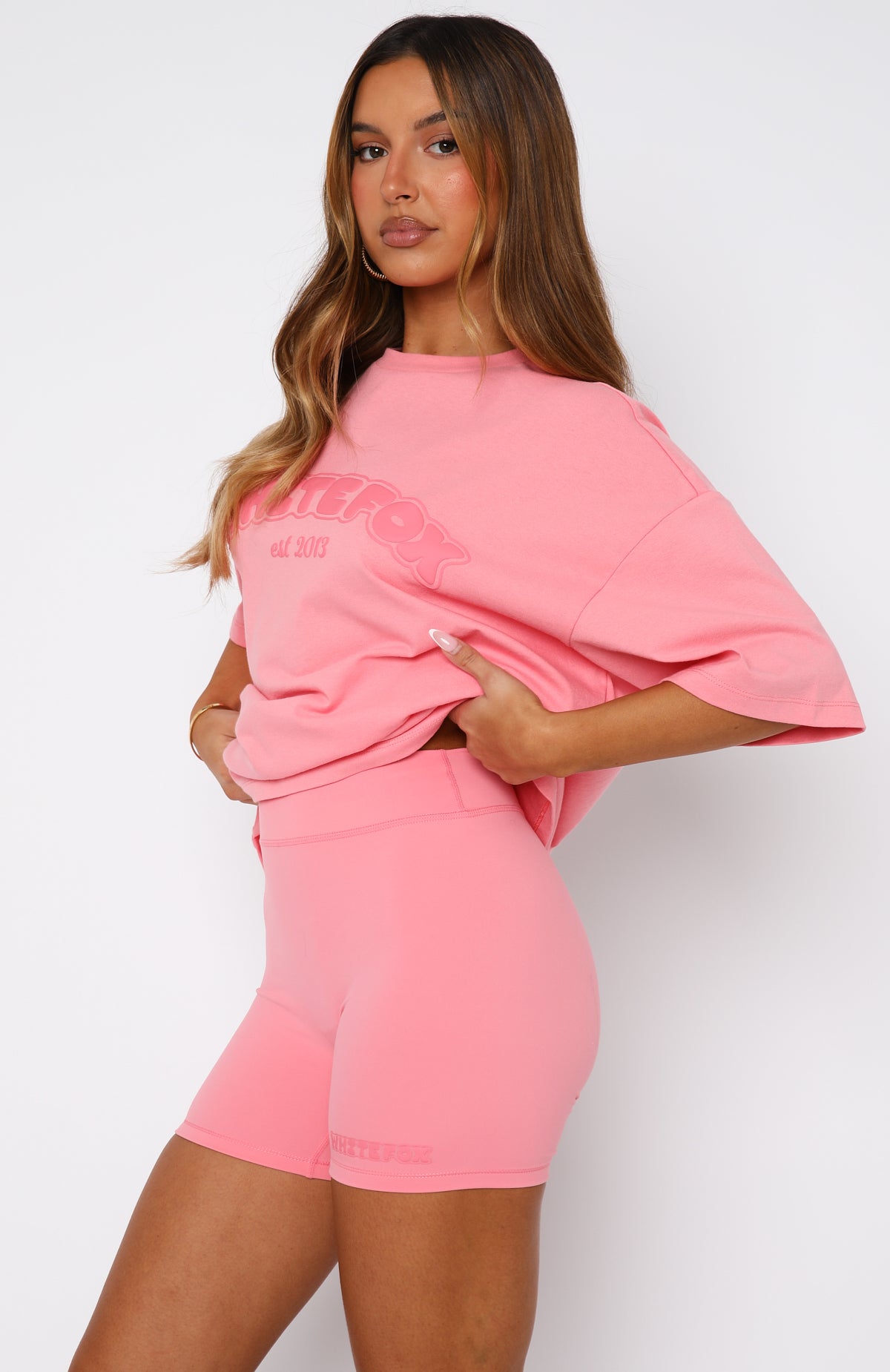 Don't Even Try Bike Shorts Melon - Image 3