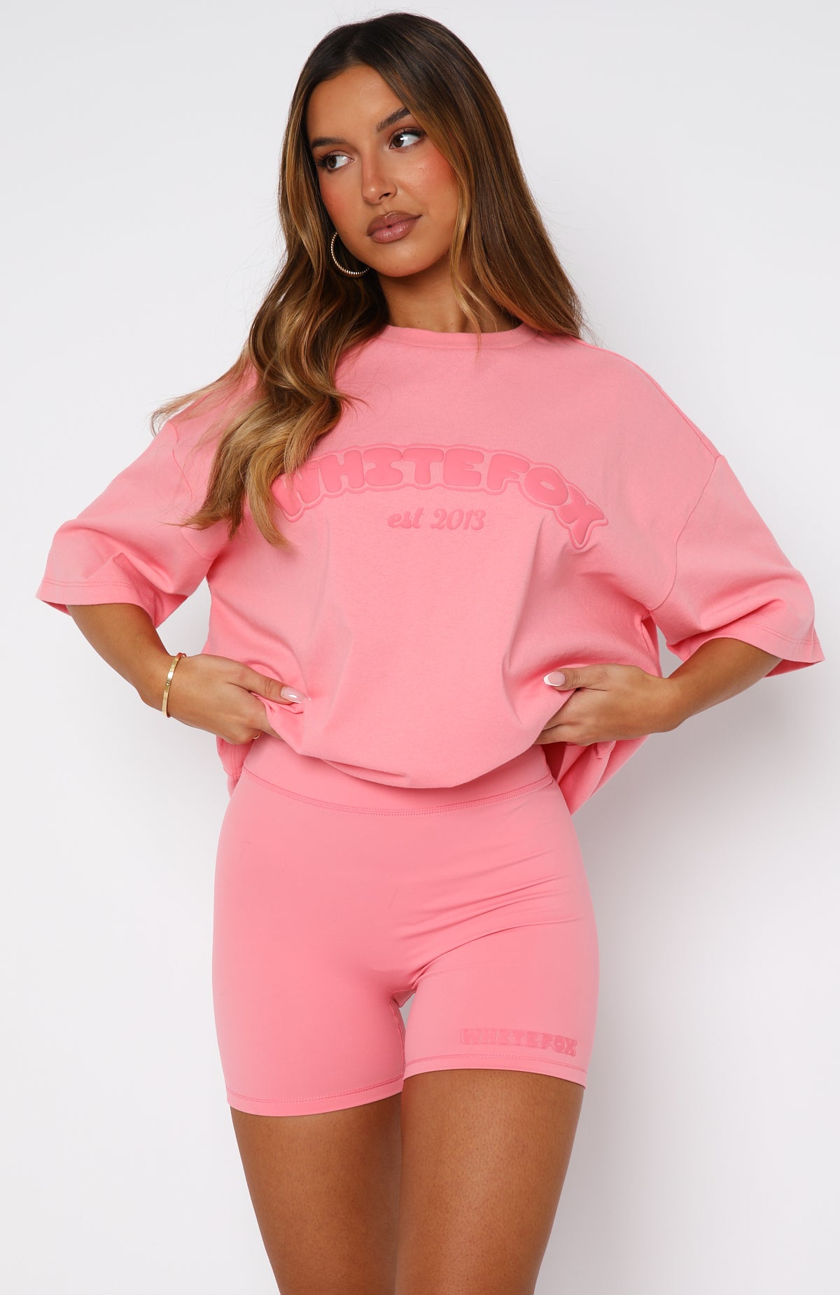 Don't Even Try Bike Shorts Melon - Image 2