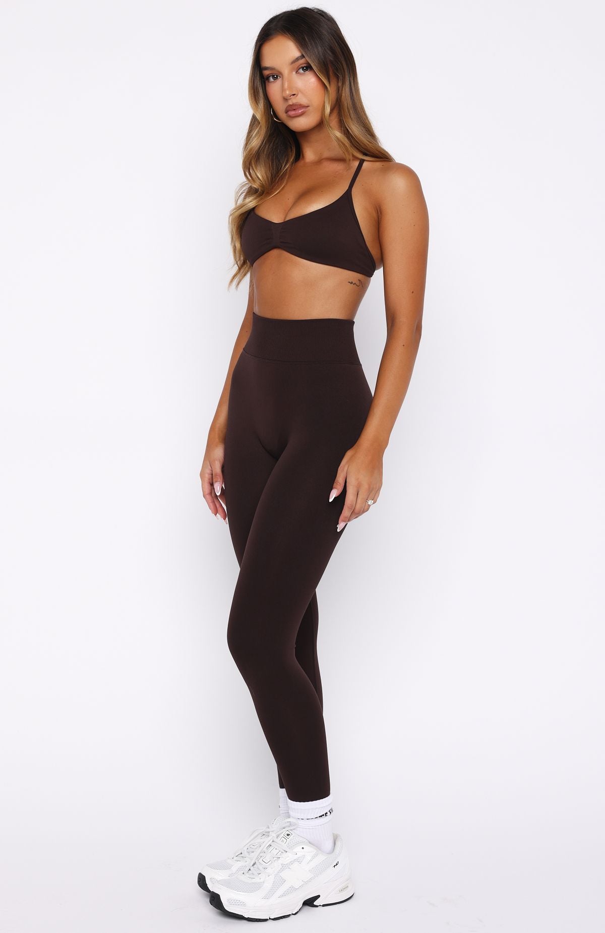 Charge Seamless Leggings Dark Chocolate - Image 4