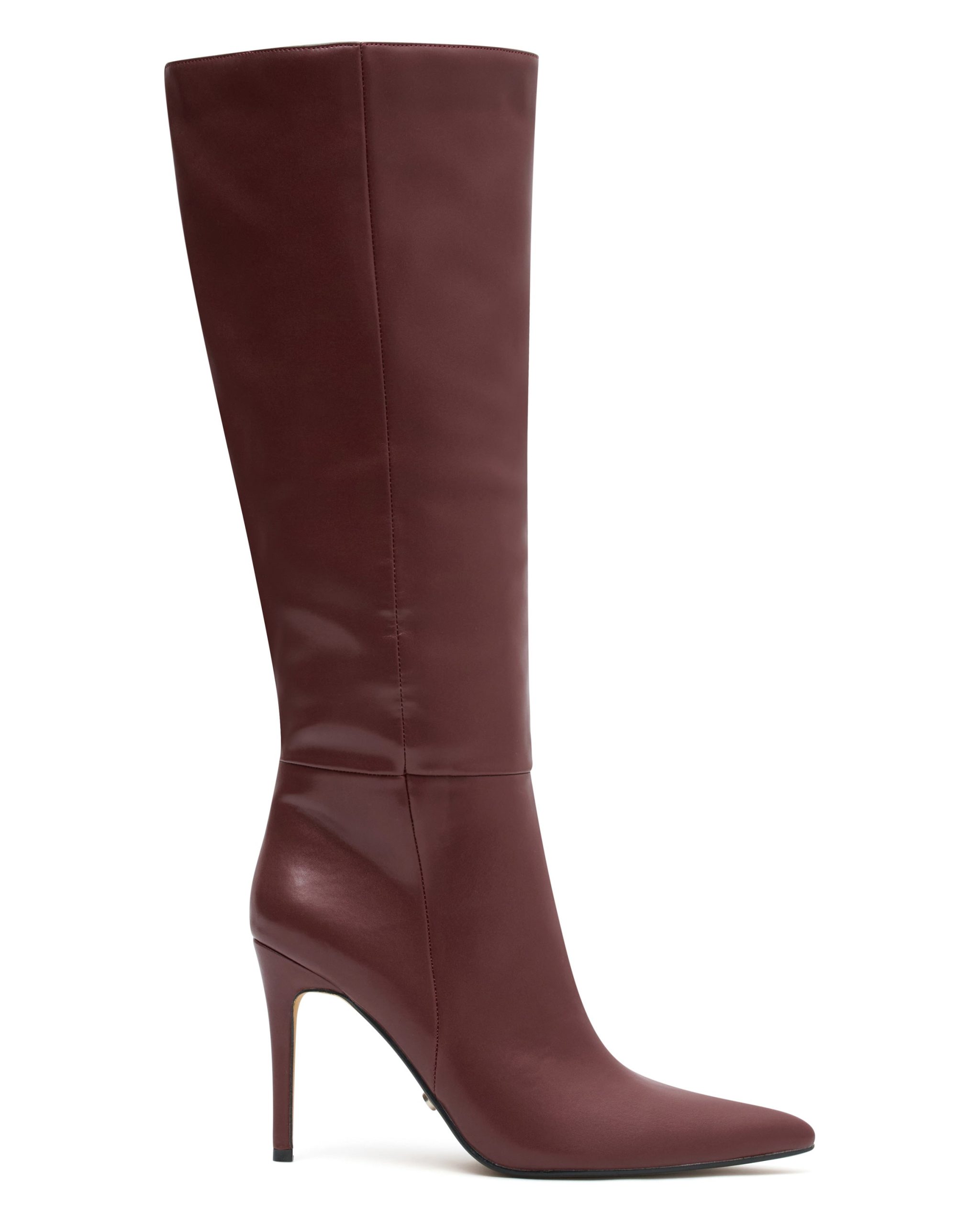 Run Away With Me Knee High Boots Burgundy - Image 3