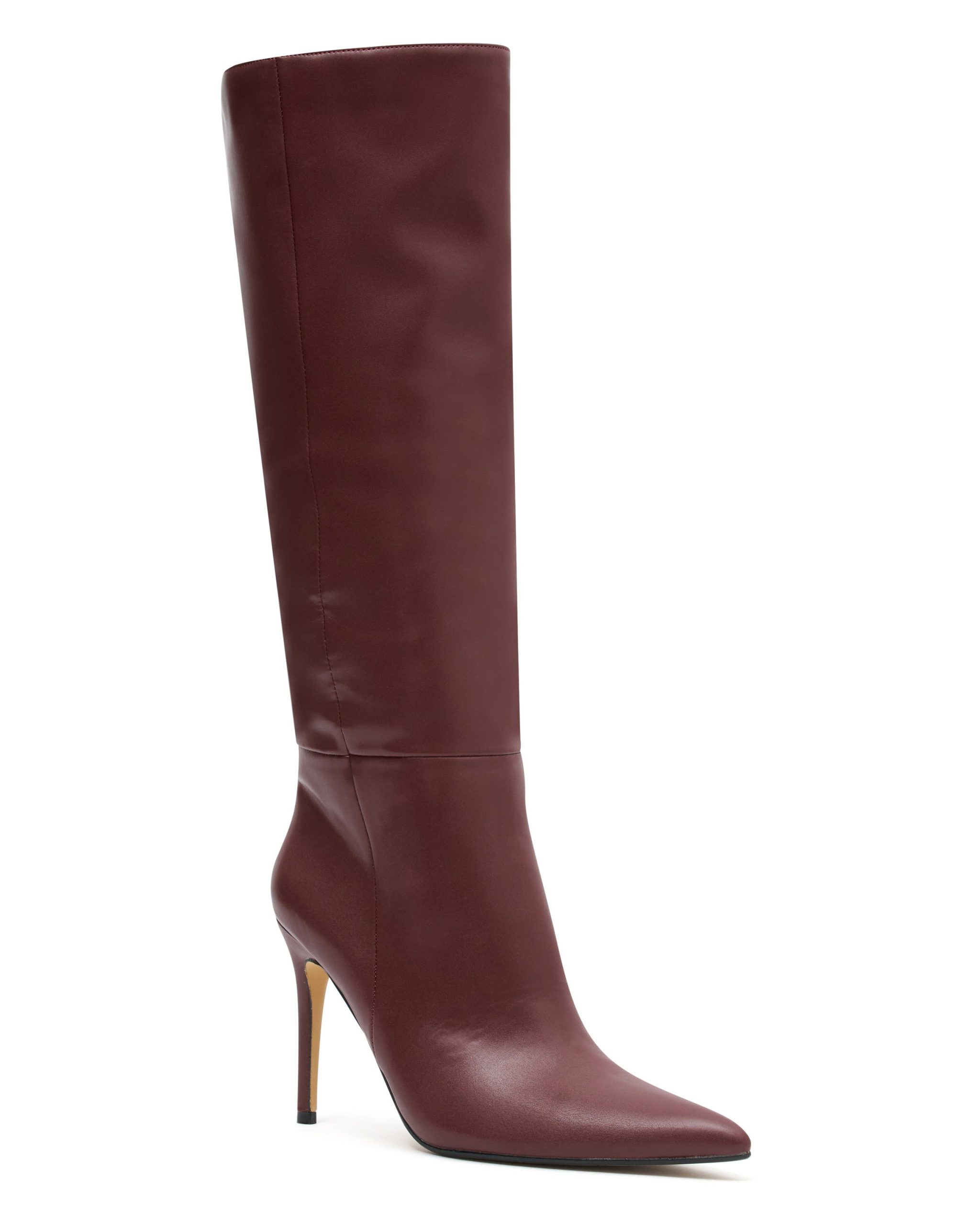 Run Away With Me Knee High Boots Burgundy - Image 2