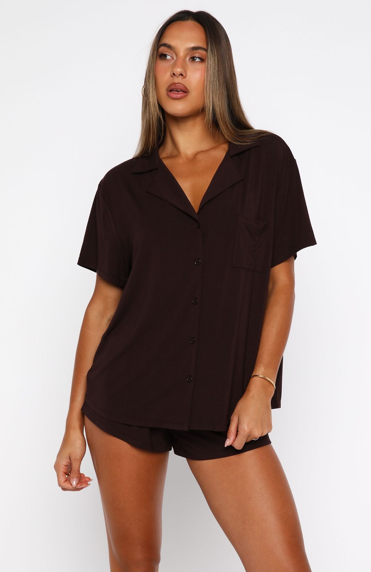 Dreamscape Pyjama Set Chocolate - Image 2