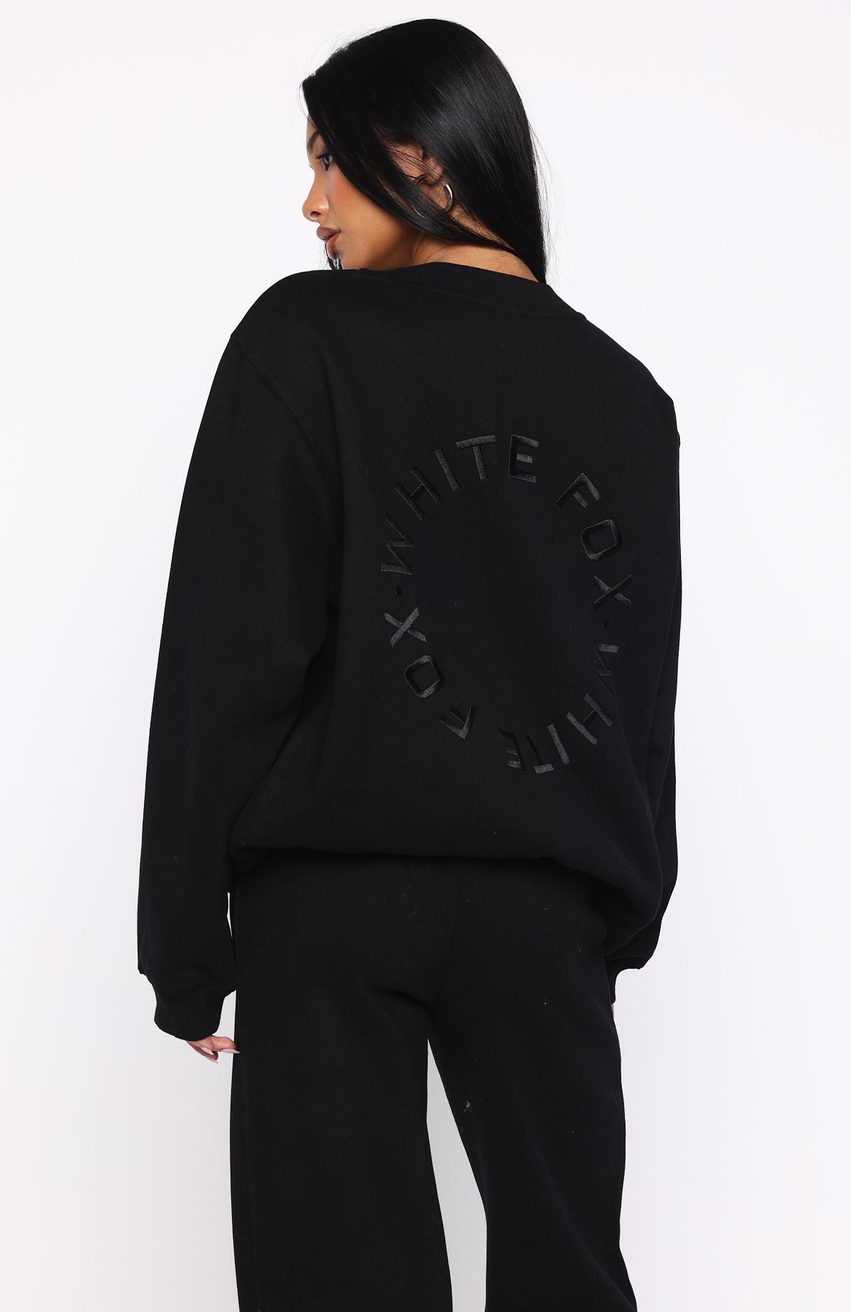 Stay Lifted Oversized Sweater Black - Image 4