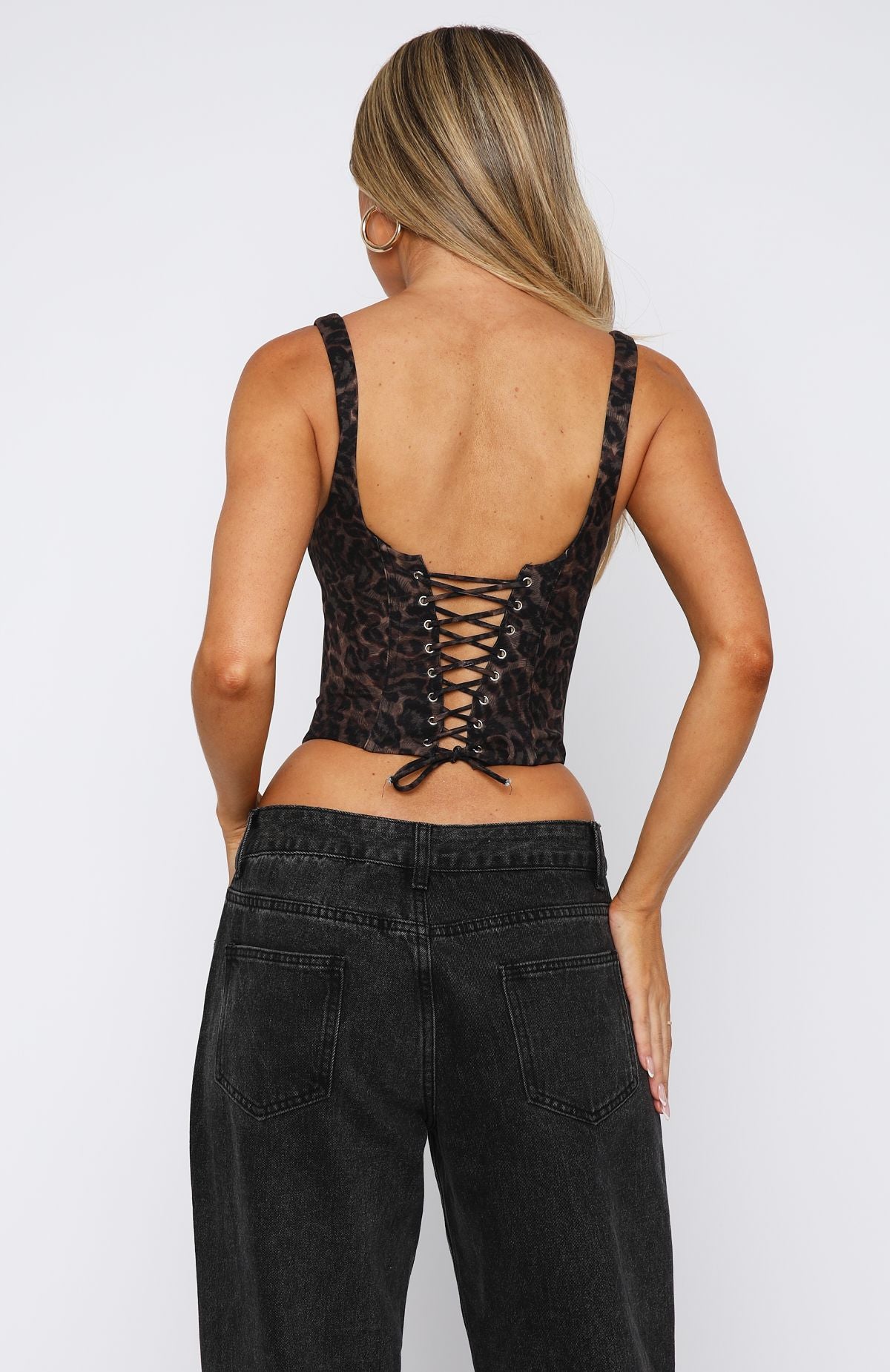 Forever Feels Bustier Midnight Leopard - Image 4