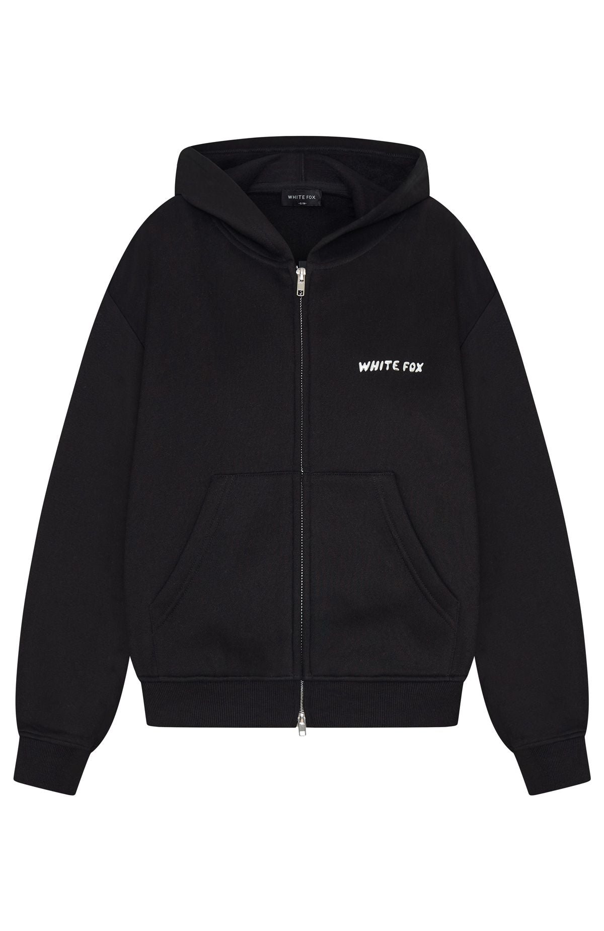 Test Drive Boxy Zip Front Hoodie Black - Image 6