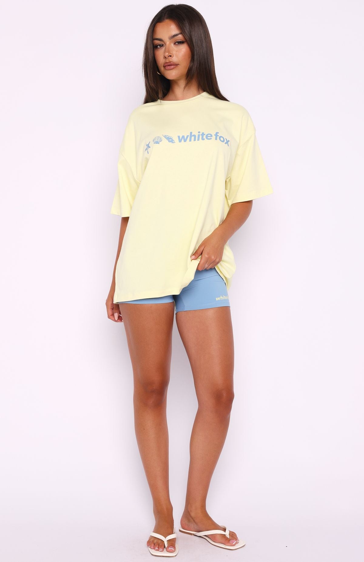 Tropic Rush Oversized Tee Lemon - Image 5