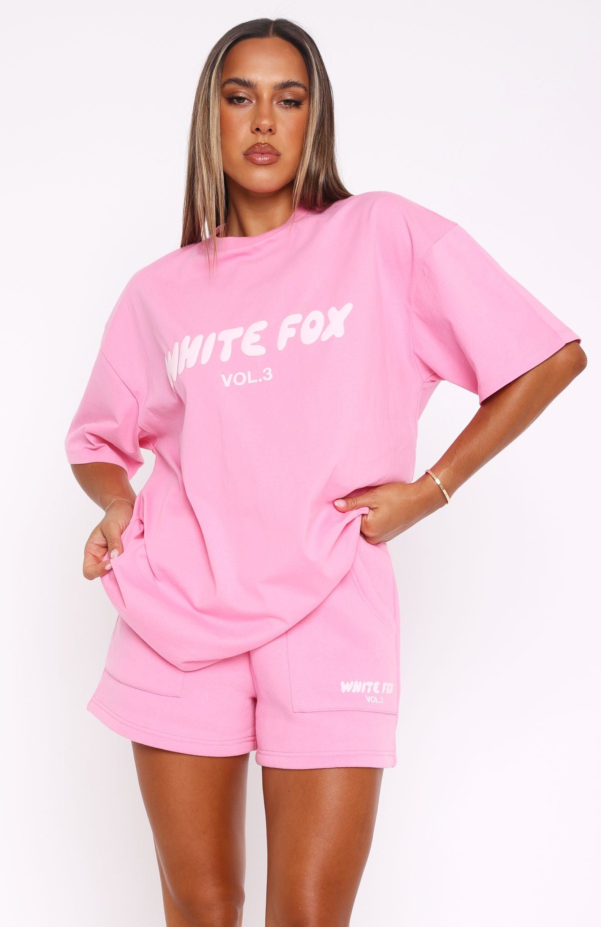 Offstage Oversized Tee Bubblegum - Image 2