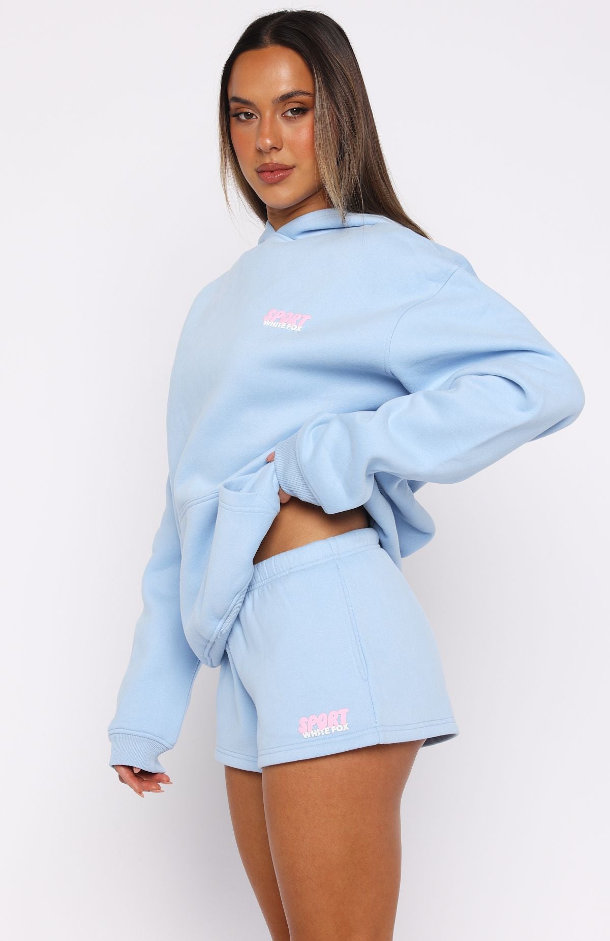 Club 14 Peyton Lounge Shorts Blue - Image 3