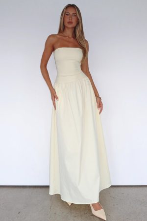 Take Back Maxi Dress Lemon