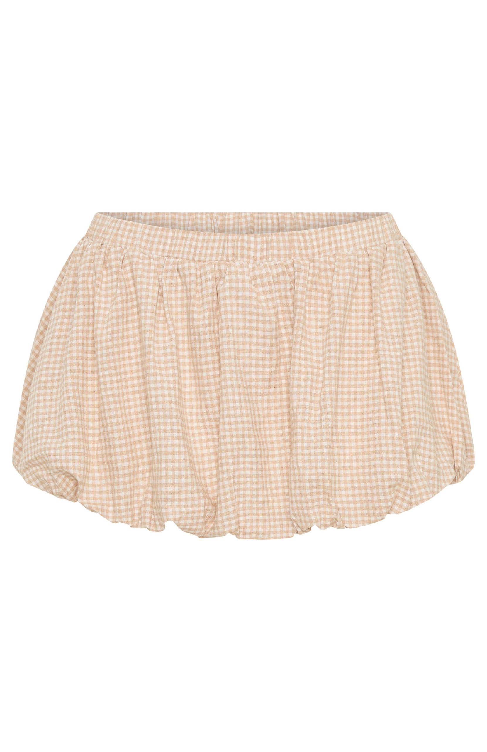 Taking You For Granted Mini Skort Beige - Image 6