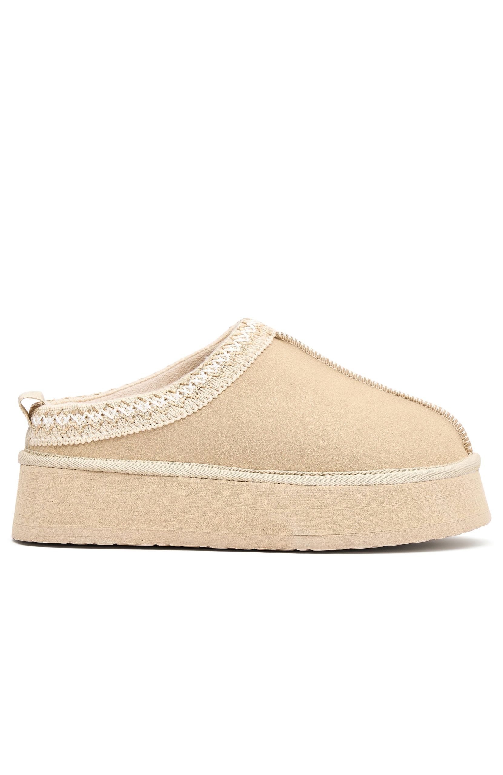 Tazmin Platform Snug Boots Nude - Image 2