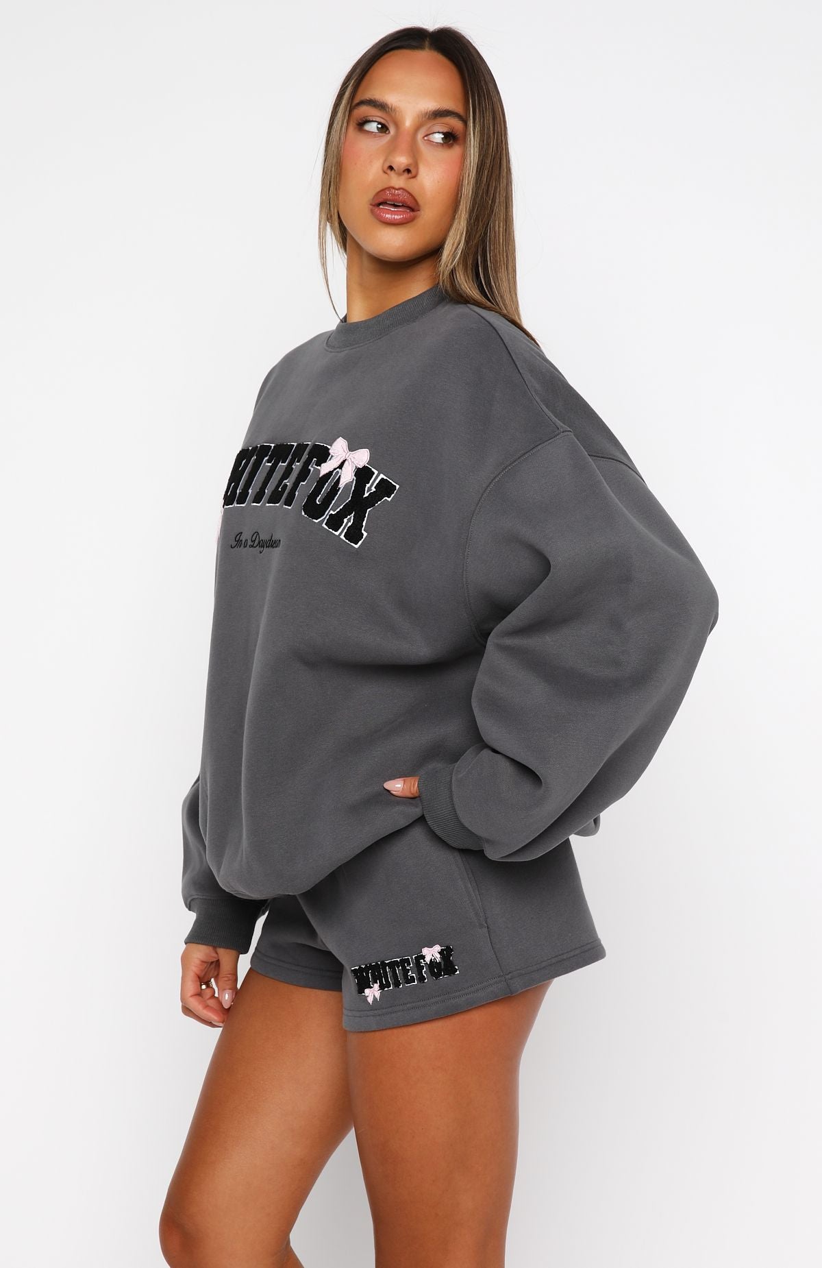 Daydreamers Madeline Drop Shoulder Sweater Volcanic - Image 3