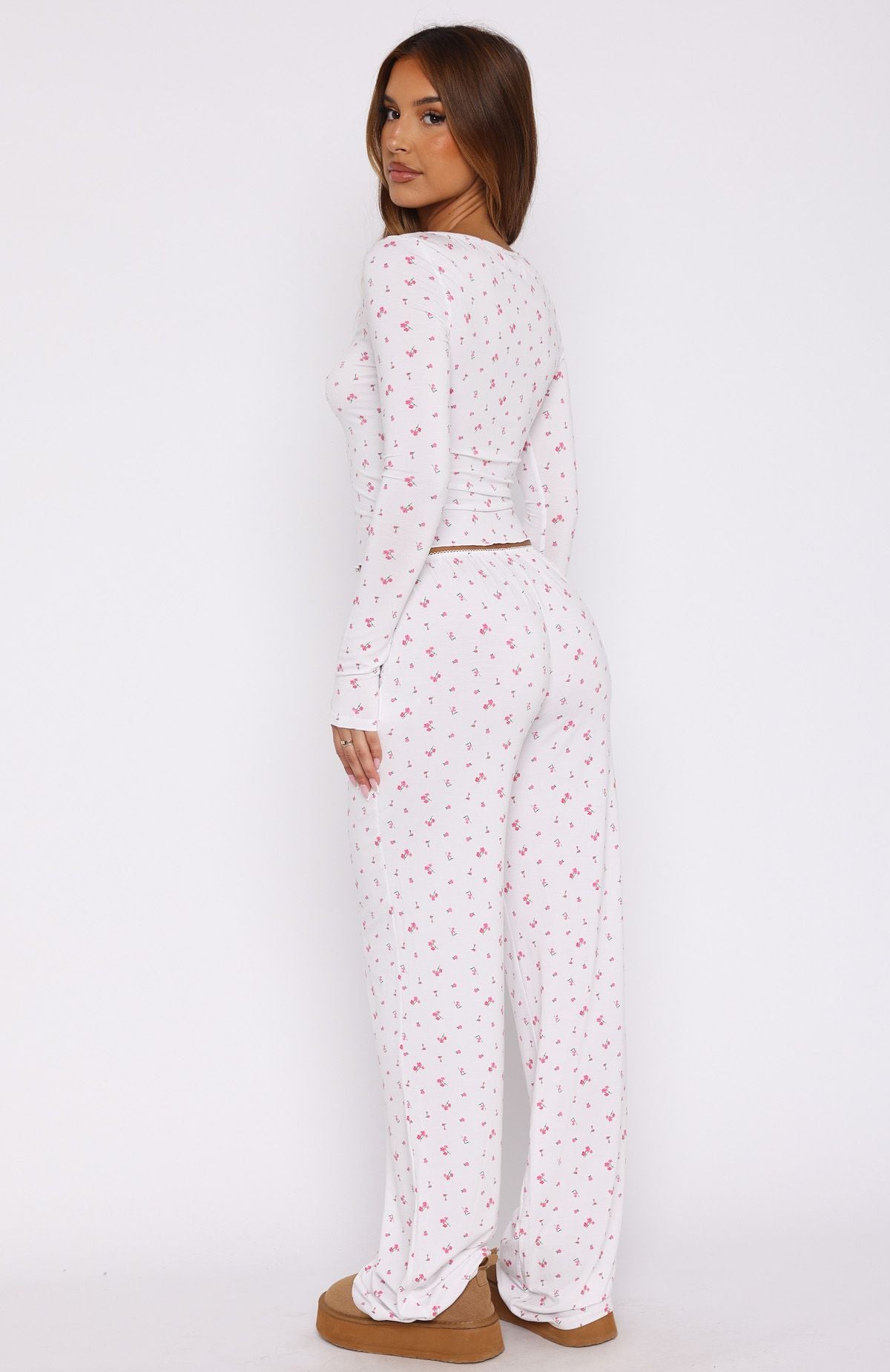 Dreamy Pyjama Pants Pink Blossom - Image 4