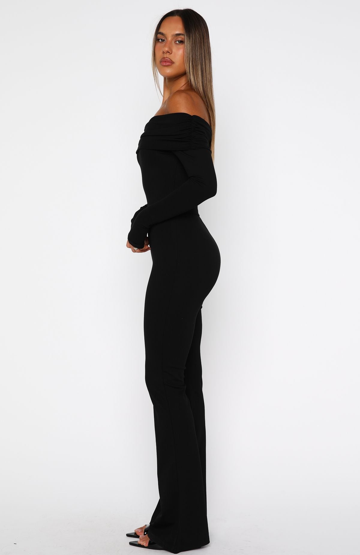 For The Girls Long Sleeve Jumpsuit Black - Image 3