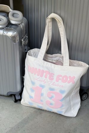 Lucky Thirteen Charise Tote Bag Off White