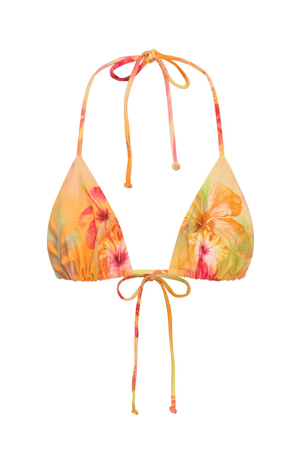 Golden Hour Bikini Top Tangerine Bloom - Image 6