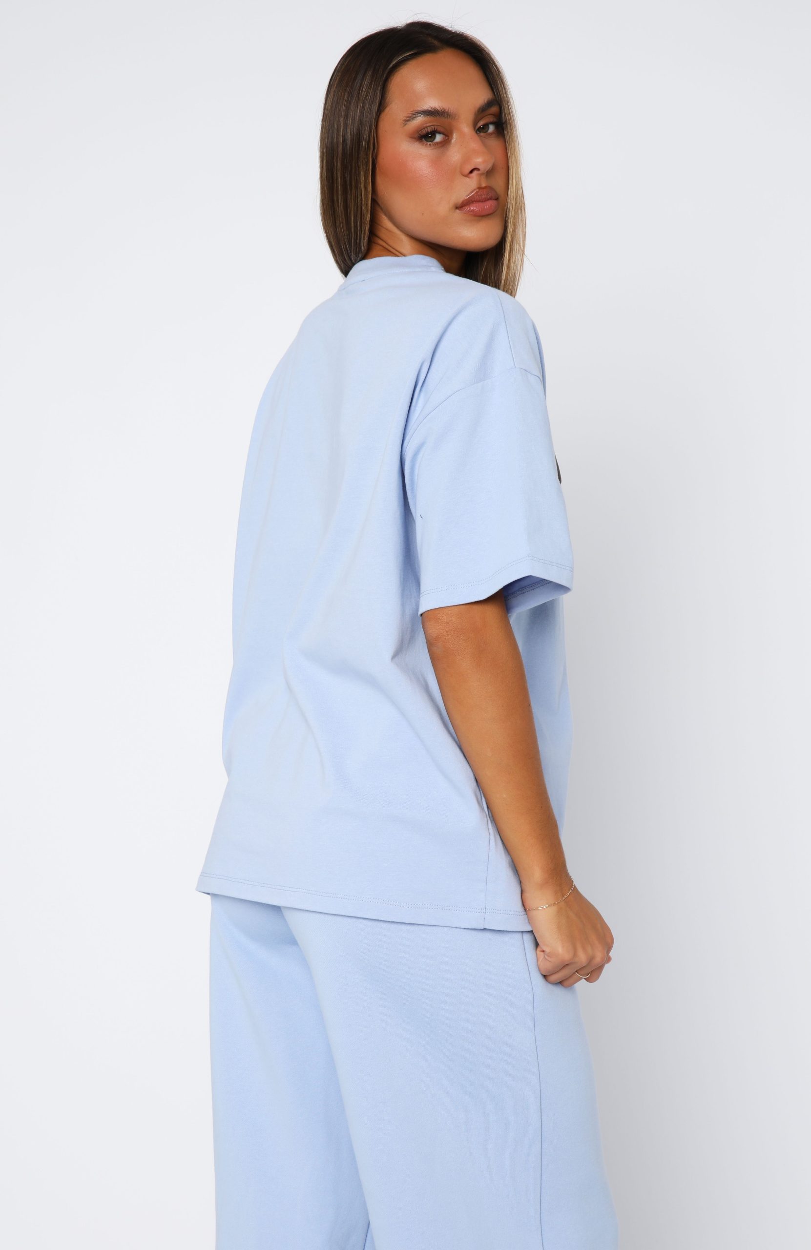 From The Archives Allora Oversized Tee Blue - Image 4