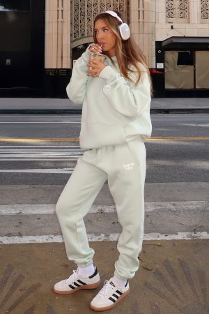 11th Street Keeping It Real Sweatpants Iced Matcha