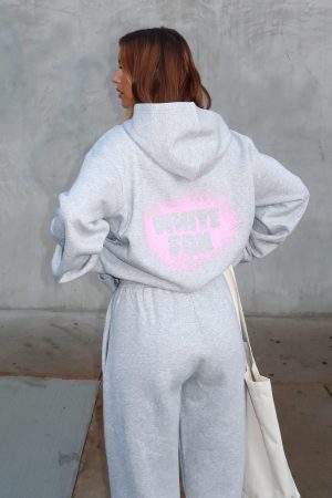 11th Street Keeping It Real Oversized Hoodie Jelly Bean