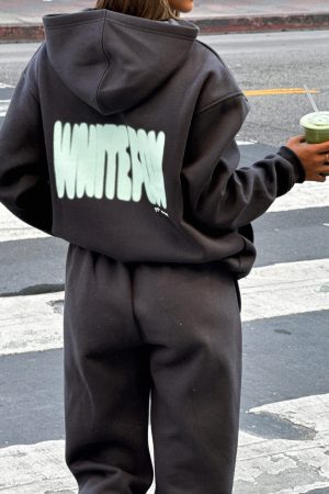 11th Street New York Or Nowhere Oversized Hoodie Matcha Crumble