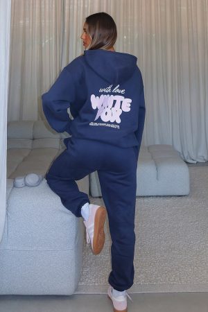 With Love Always Sweatpants Navy