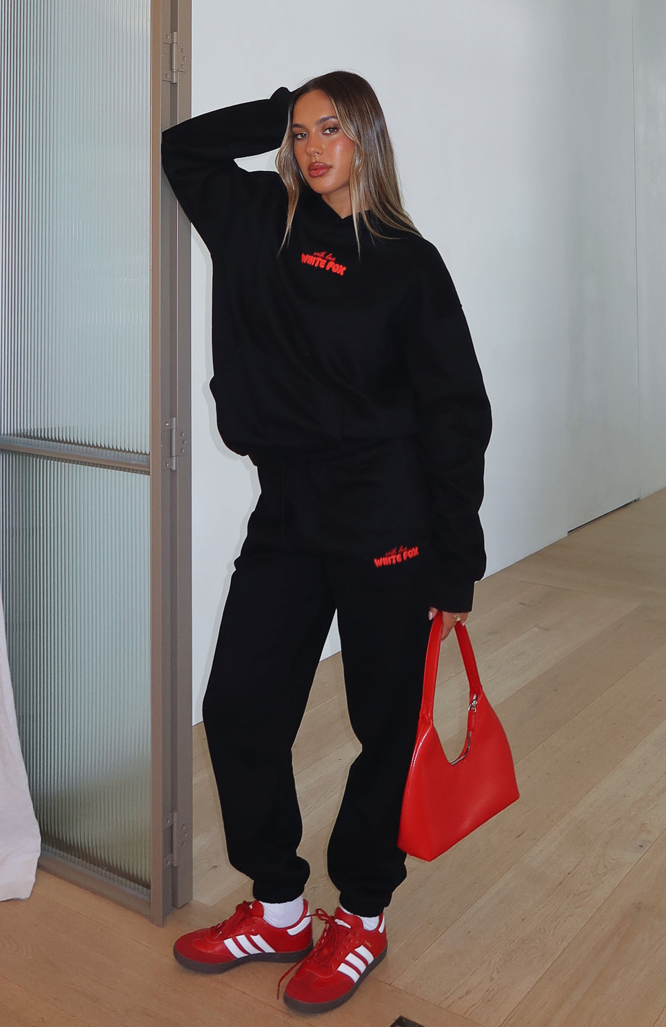 With Love In The Moment Sweatpants Black