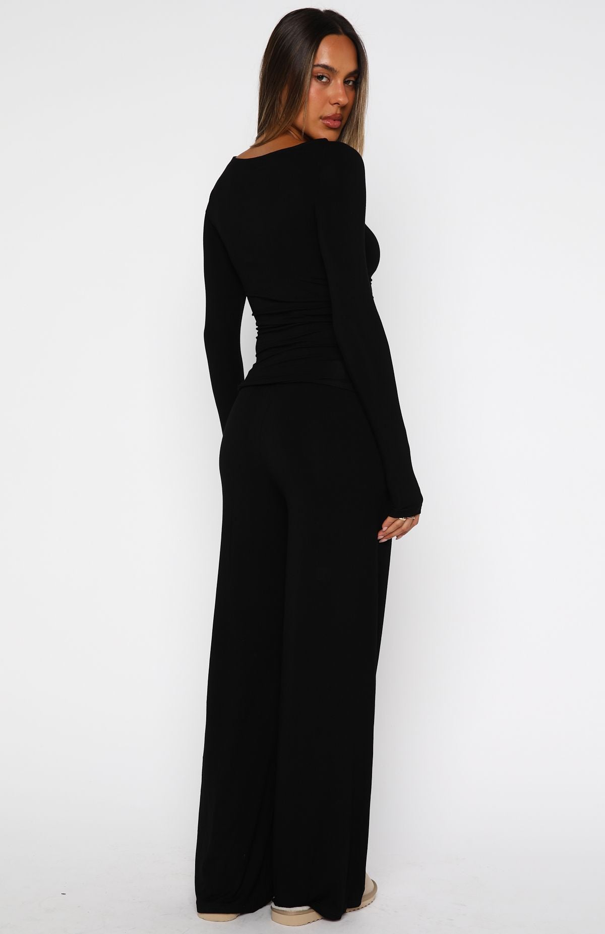 Softly Slumbering Pyjama Set Black - Image 4