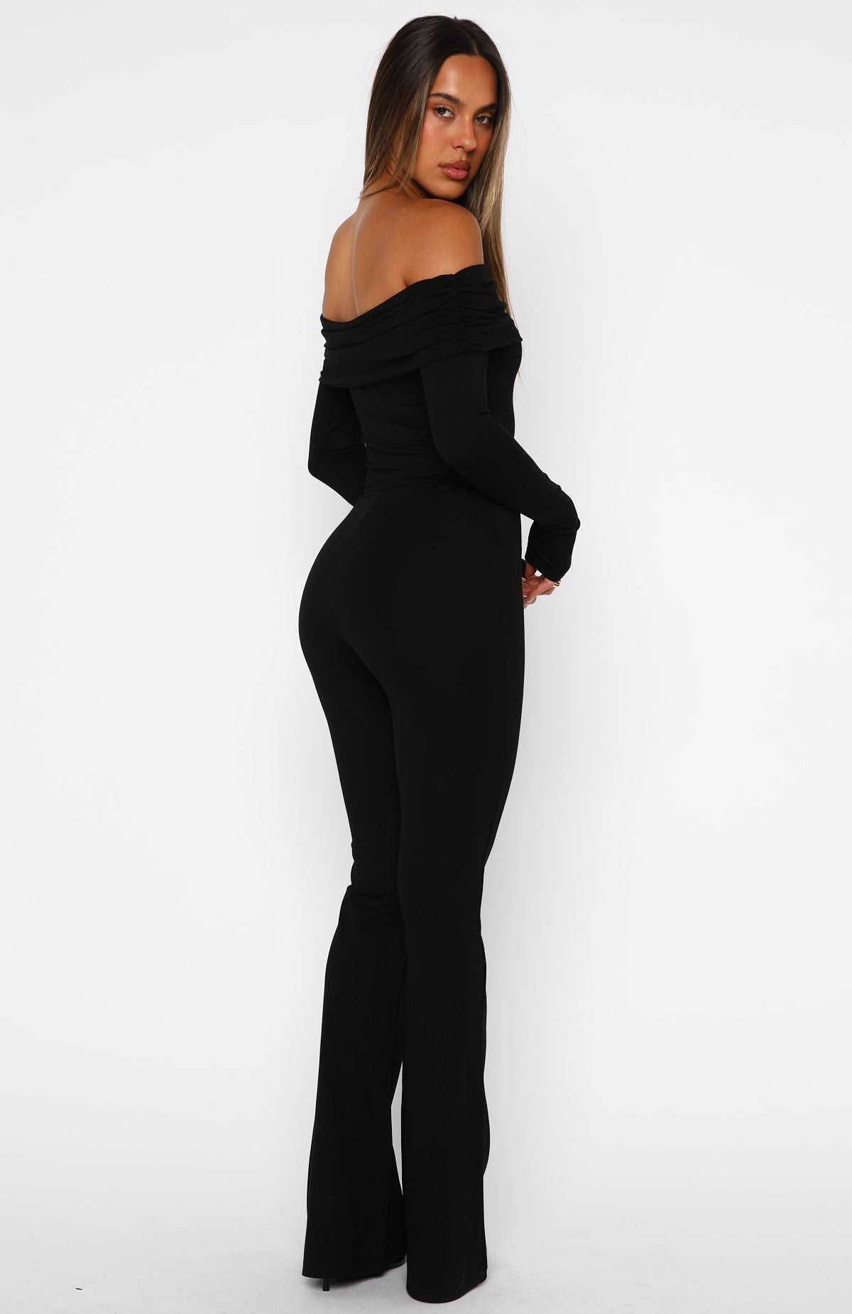 For The Girls Long Sleeve Jumpsuit Black - Image 4