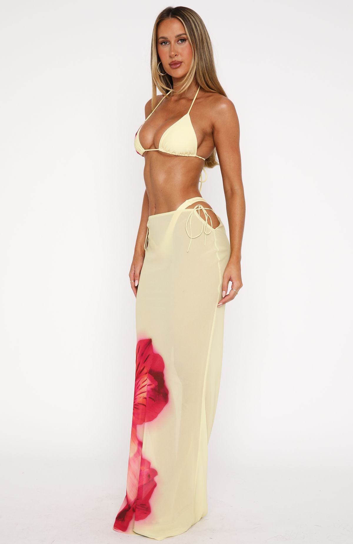 Luminous Maxi Skirt Lemon Lush - Image 3