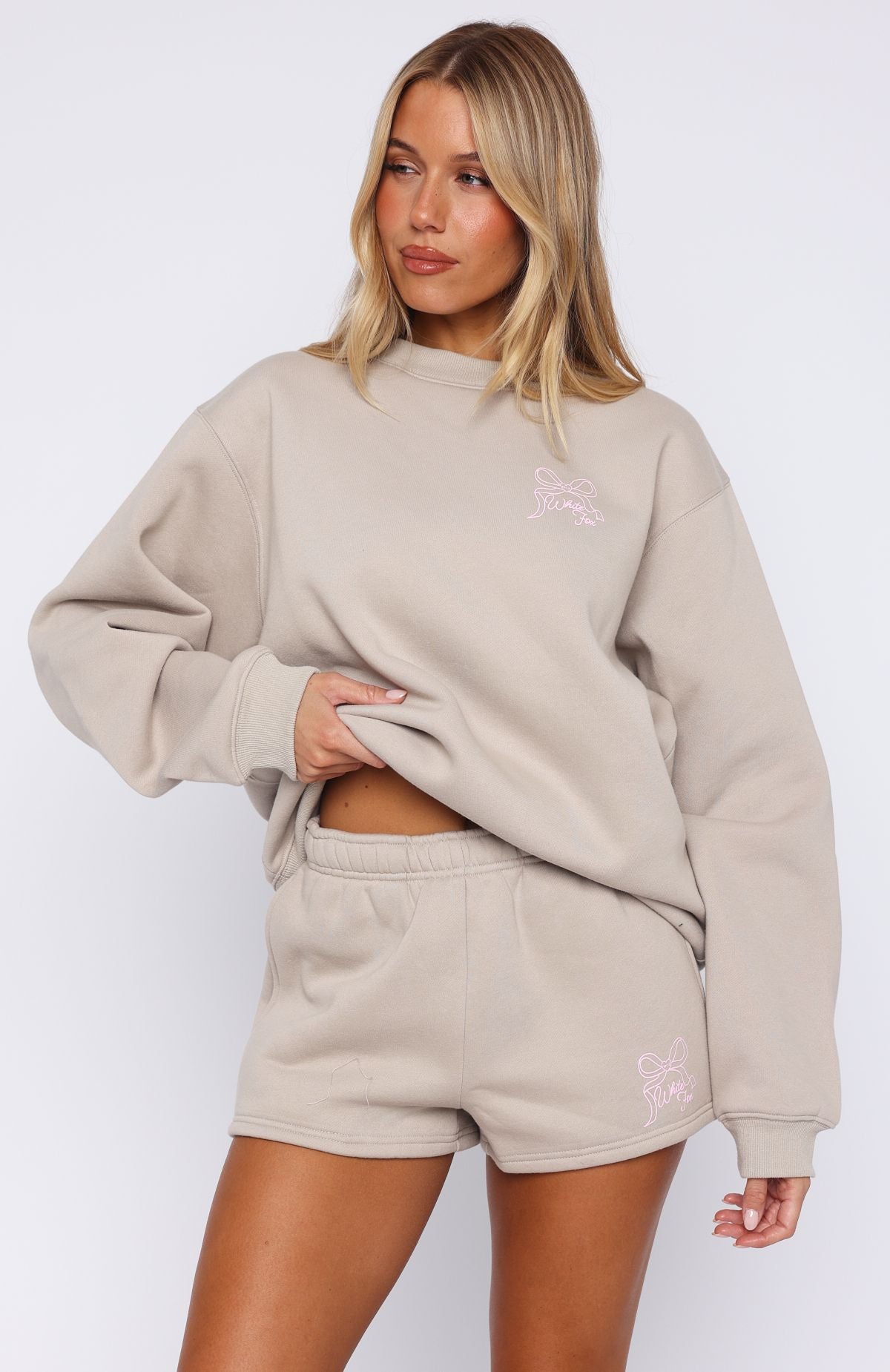 Love You Forever Lounge Shorts Moon - Image 3