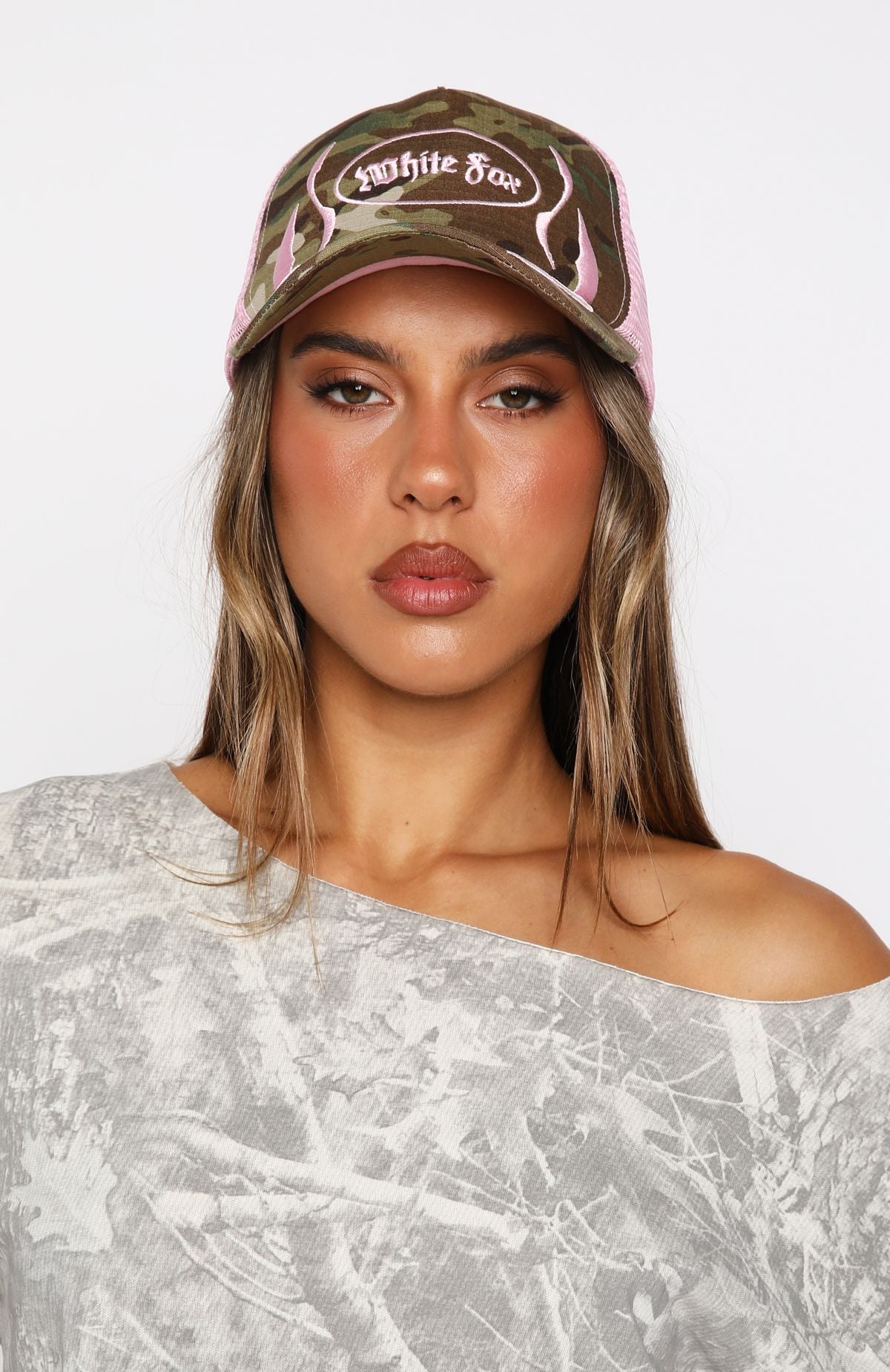 Brooks Trucker Cap Camo/Pink - Image 2