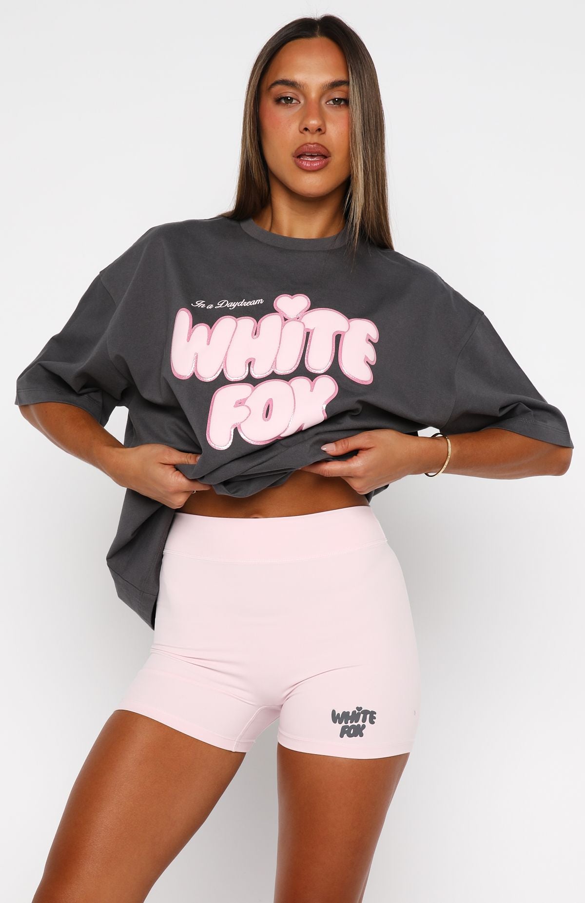 Daydreamers Angelina Bike Shorts Soft Pink - Image 2