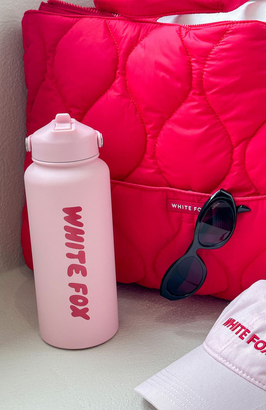 Staying Hydrated Drink Bottle 1L Pink/Red - Image 3