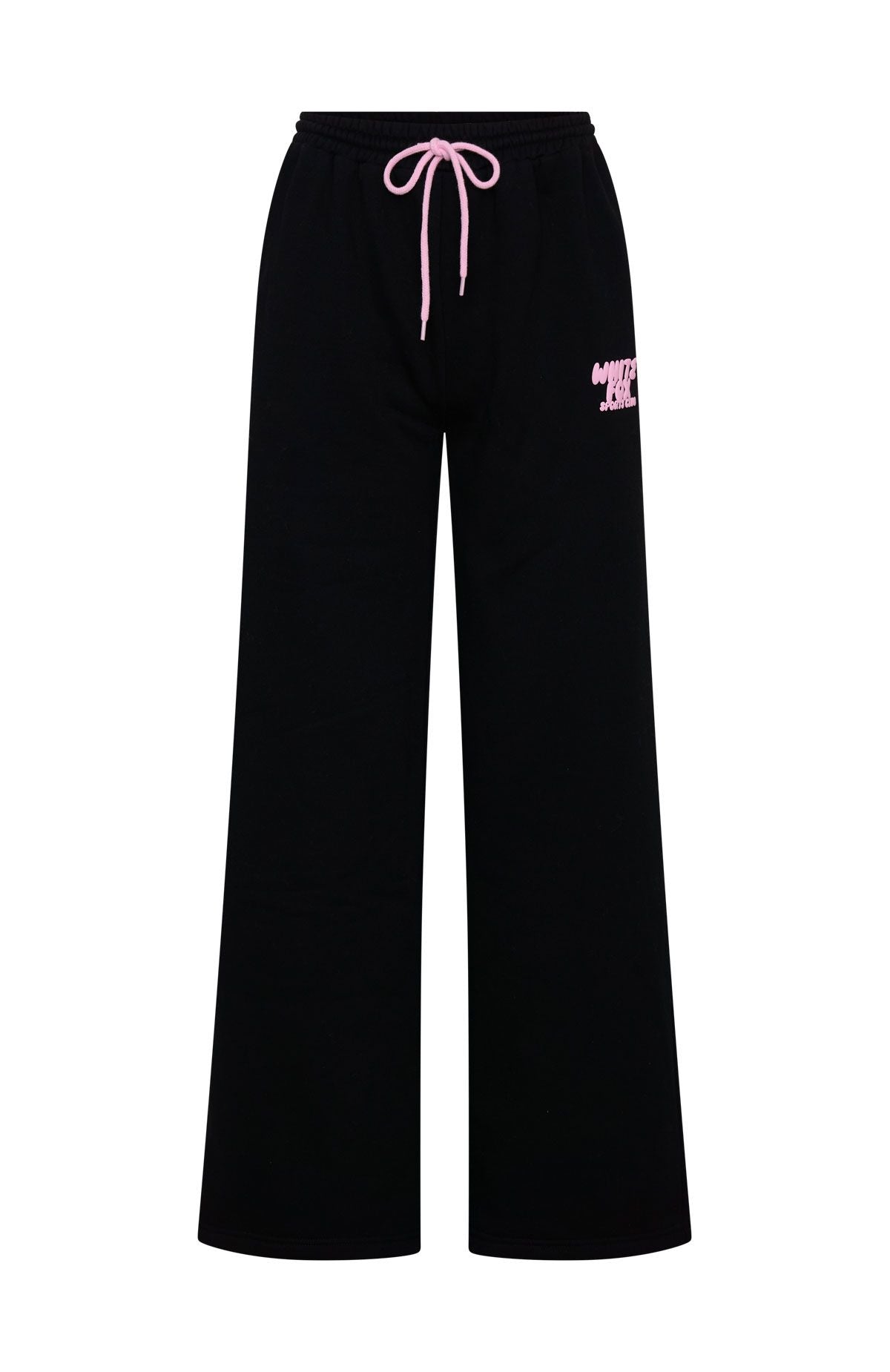 Club 14 Allie Wide Leg Sweatpants Black - Image 5