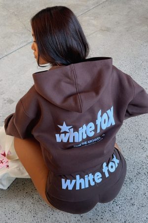 From The Archives Gigi Fold Over Booty Shorts Chocolate