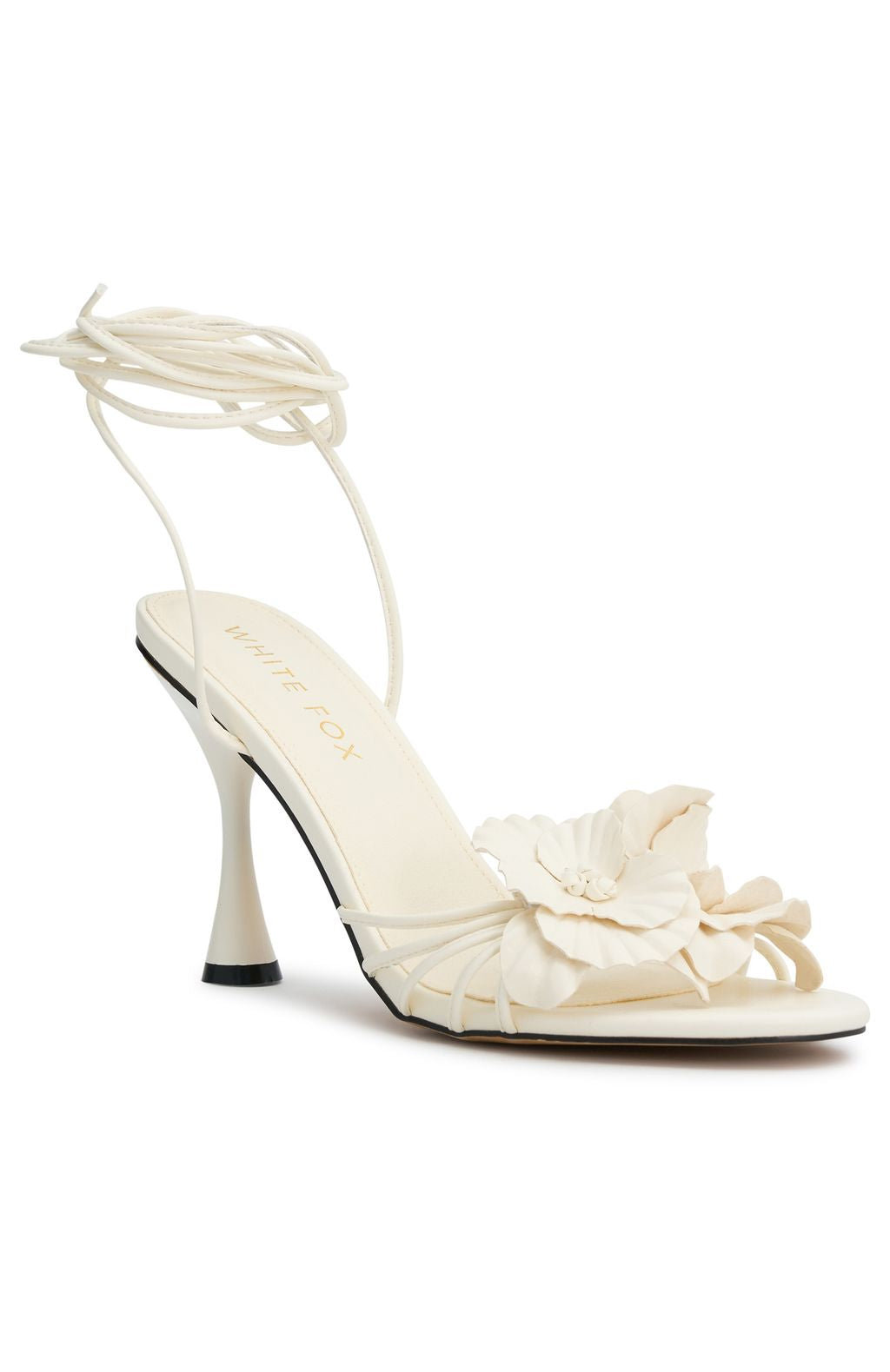 Tempest Wrap Heels Off White - Image 3