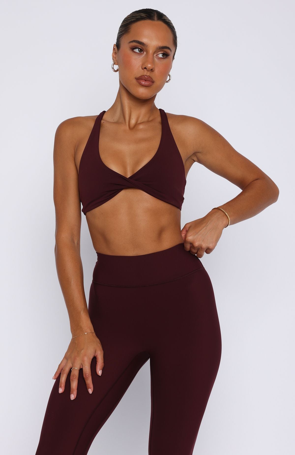 High Definition Sports Bra Merlot - Image 3